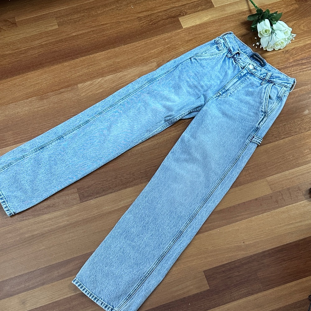 Aeropostale Women’s Sky Blue Straight Jeans